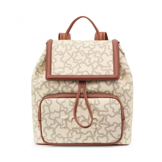 Mochila Kaos Icon beige multi Tous mujer