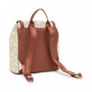 Mochila Kaos Icon beige multi Tous mujer