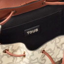 Mochila Kaos Icon beige multi Tous mujer