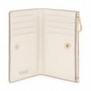 Cartera Kaos Mini Lines Beige TOUS