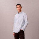 Camisa con botones Oxford clásica de color liso