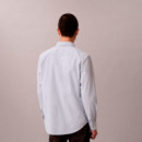 Camisa con botones Oxford clásica de color liso