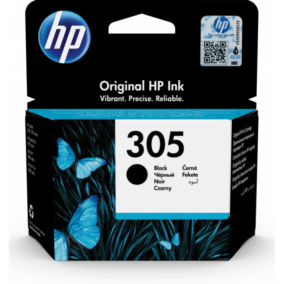 Tinta Deskjet HP 305 Negro