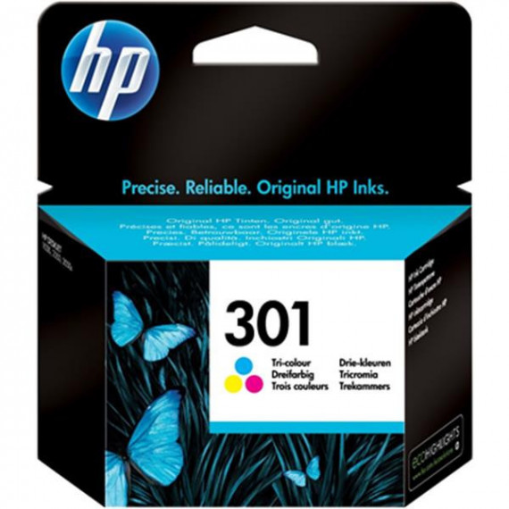 Tinta Deskjet HP Nº301 Color 1000 1050 2000 2050 (165 Pag.) (CH562EE)
