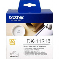 Etiquetas BROTHER Circulares 24MM (1000 Und) (DK11218)