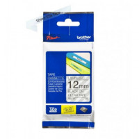 Cinta BROTHER P-touch Laminada Negro sobre Transparente 12MM 8M (TZE-131)