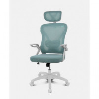 DRIFT Silla Gaming DRAIR35 Blanca/turquesa