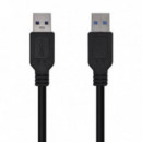 AISENS CABLE ALARGADOR USB 3.0 A105-0446 USB-M - USB-M 1M NEGRO