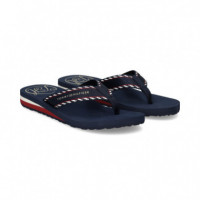 FLIP FLOP CINTAS HILFIGER AZUL