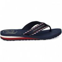 FLIP FLOP CINTAS HILFIGER AZUL