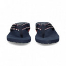FLIP FLOP CINTAS HILFIGER AZUL
