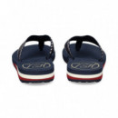 FLIP FLOP CINTAS HILFIGER AZUL