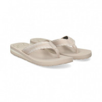 FLIP FLOP CINTAS HILFIGER BEIGE