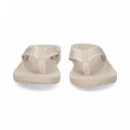 FLIP FLOP CINTAS HILFIGER BEIGE