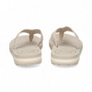 FLIP FLOP CINTAS HILFIGER BEIGE