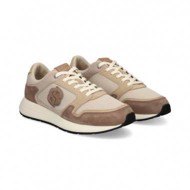 DEPORTIVO ANTE+NYLON TONOS BEIGE