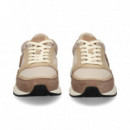 DEPORTIVO ANTE+NYLON TONOS BEIGE