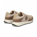 DEPORTIVO ANTE+NYLON TONOS BEIGE
