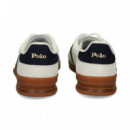 BANDA VERDE DEPORTIVO ANTE+PIEL BLANCO