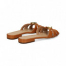 PALA TIRAS CON LOGO METAL PIEL CUERO