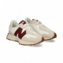 DEPORTIVO ANTE+PIEL BURDEOS+BLANCO