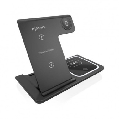 BASE CARGADOR AISENS SMARTPHONE/APPLE WATCH/AURICU