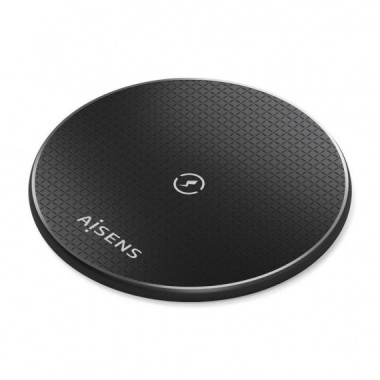 BASE DE CARGA AISENS WIRELESS SMARTPHONE 15W BLACK
