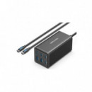 CARGADOR DE ESCRITORIO VENTION GAN 4XUSB-C 2XUSB-A