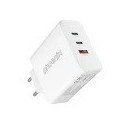 CARGADOR DE PARED PHOENIX GAN 2XUSB-C X1USB-A 65W