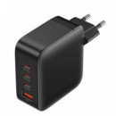 CARGADOR DE PARED VENTION GAN 3XUSB-C USB -A 140W