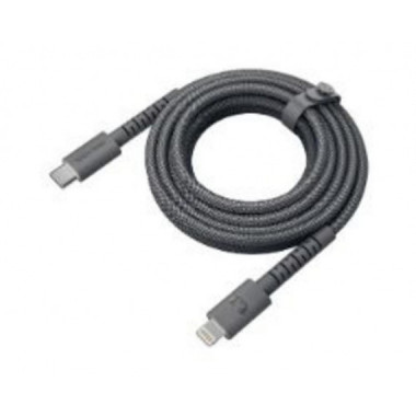 Fresh N Rebel Cable USB-C a Lightning Gris (1 m)