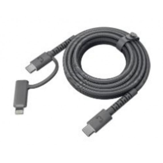 Cable Fresh N Rebel USB-C a Lightning 2m Gris Tormenta