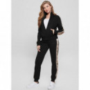 Sudadera banda con logo lateral de Guess