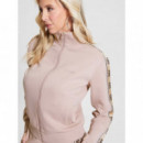 Sudadera banda con logo lateral de Guess