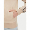 Sudadera banda con logo lateral de Guess