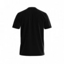 Camiseta con logo frontal de Guess