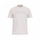 Camiseta con logo frontal de Guess