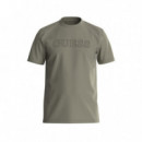 Camiseta con logo frontal de Guess