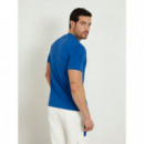 Camiseta con logo frontal de Guess