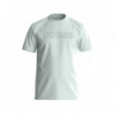 Camiseta con logo frontal de Guess