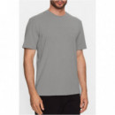 Camiseta con logo frontal de Guess