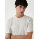 Camiseta con logo frontal de Guess