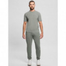 Camiseta con logo frontal de Guess