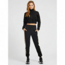 Pantalón jogger con logo lateral de Guess