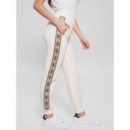 Pantalón jogger con logo lateral de Guess