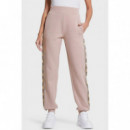 Pantalón jogger con logo lateral de Guess