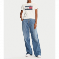 Camiseta TOMMY JEANS Floral Ecru