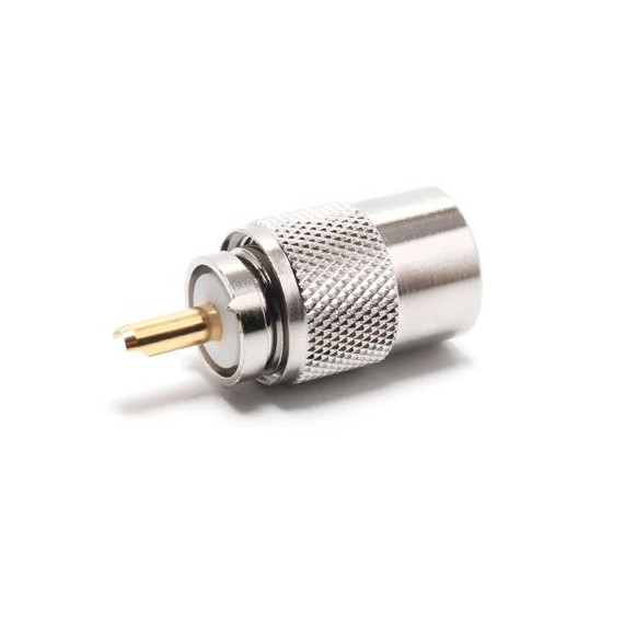 KOMUNICA Conector PL Macho Para RG-58 Pin Dorado
