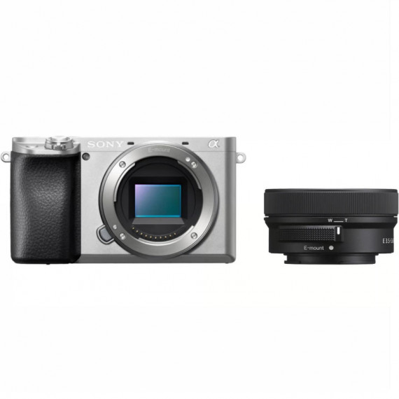SONY Alpha 6100 Cuerpo + 16-50MM Oss Ii Plata ILCE6100AKS.CEC