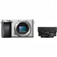 SONY Alpha 6100 Cuerpo + 16-50MM Oss Ii Plata ILCE6100AKS.CEC